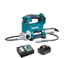 Аккумуляторный пистолет для смазки Makita DGP180Z, аккумулятор 18 V 3 Ah BL1830B, ЗП DC18RC