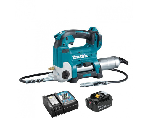 Купить Аккумуляторный пистолет для смазки Makita DGP180Z, аккумулятор 18 V 3 Ah BL1830B, ЗП DC18RC