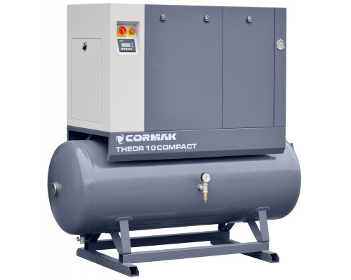 Купить Комплект CORMAK THEOR 20-10 INVERTER Compact (винтовой компрессор THEOR20, осушитель воздуха N20S, бак 500л)