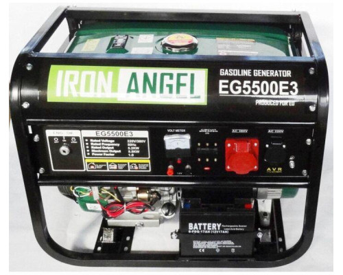 Купить Бензиновый генератор Iron Angel EG 7500 EM (2001258)