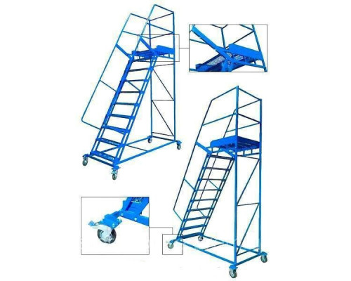 Купить Стремянки передвижные SHLM 2500 (без полки) SHLM-2500-WS