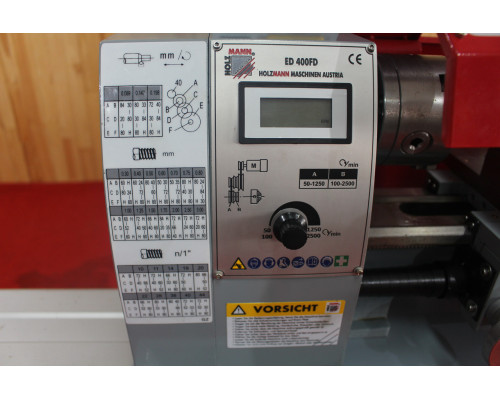 Купити Токарно-гвинторізний верстат Holzmann ED 400FD