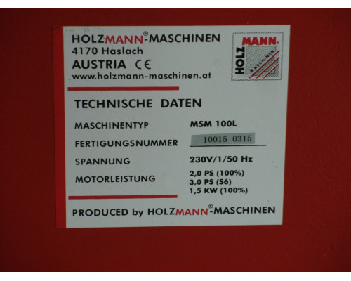 Купить Ленточная шлифовальная машина по металлу Holzmann MSM100NEO_400V