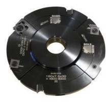 Головка пазорезная регулируемая с промежуточными кольцами Holzmann VN160(4-15)