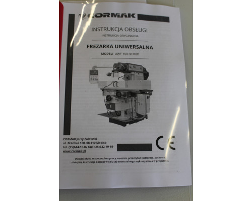 Купити Універсальний фрезерний верстат CORMAK UWF 150 SERVO