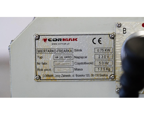 Купити Фрезерний верстат CORMAK HK-25L Vario