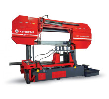 Полуавтоматическая двухколонная ленточная пила по металлу Karmetal KSA-D 800x1250