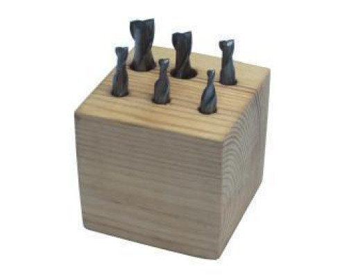Купить Комплект концевых фрез с 2 режущими кромками, 6 шт. 3-10 мм Holzmann FFS6