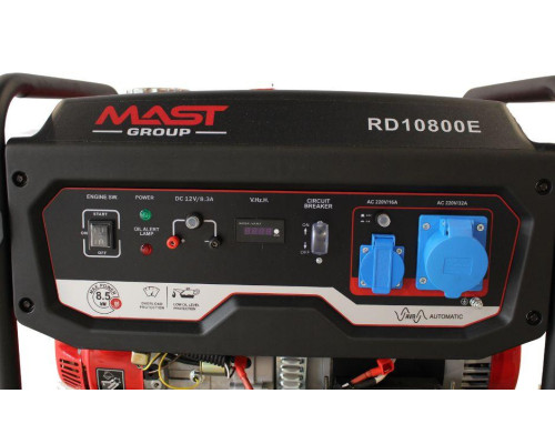 Купить Бензиновый генератор MAST GROUP RD10800E