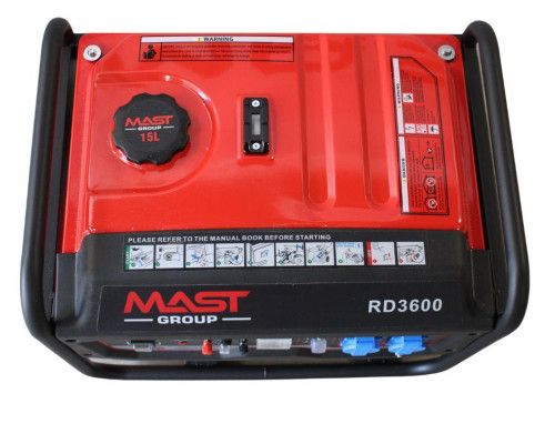 Купить Бензиновый генератор MAST GROUP RD3600