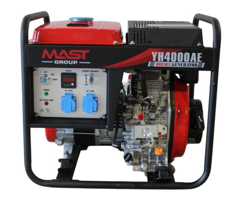 Купить Дизельный генератор MAST GROUP YH4000AE