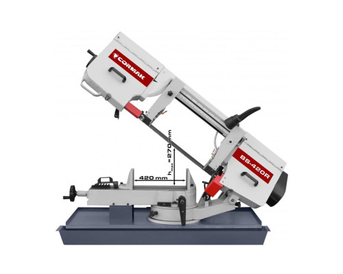 Купити Стрічкова пила по металу CORMAK BS-420RH