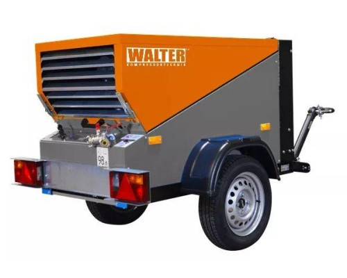 Купить Компрессор винтовой мобильный WALTER WMC 2,5
