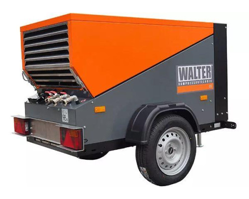 Купить Компрессор винтовой мобильный WALTER WMC 5,0